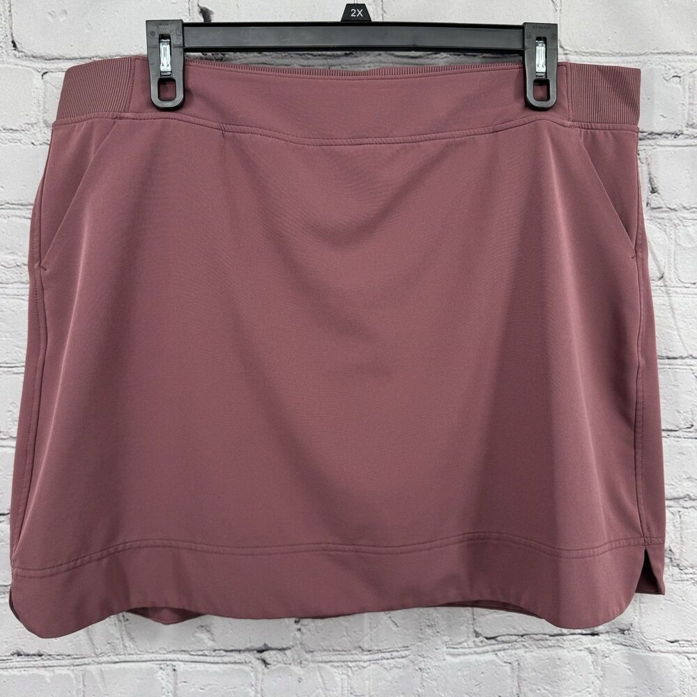32 Degrees Cool Skort Women's XXL Pink Pull On Active Performance Attached Short